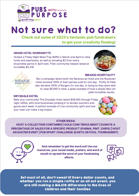 Pubs with Purpose Ideas