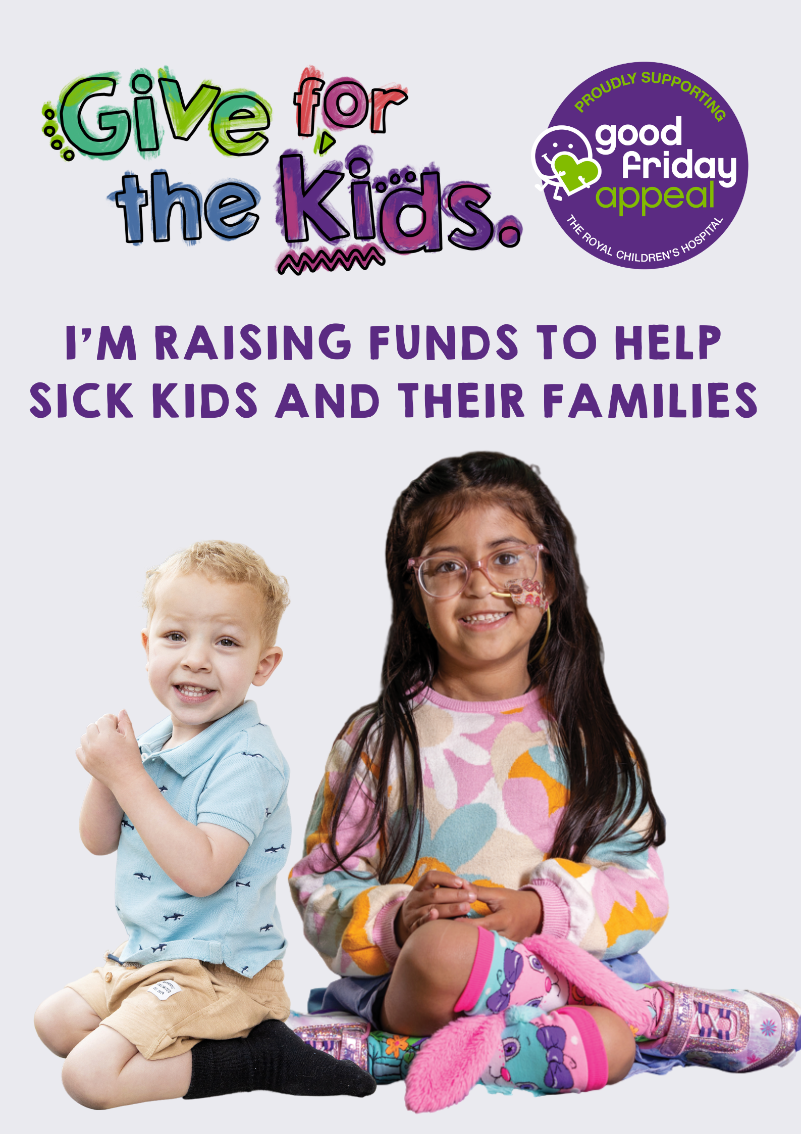 I'm Raising Funds Poster