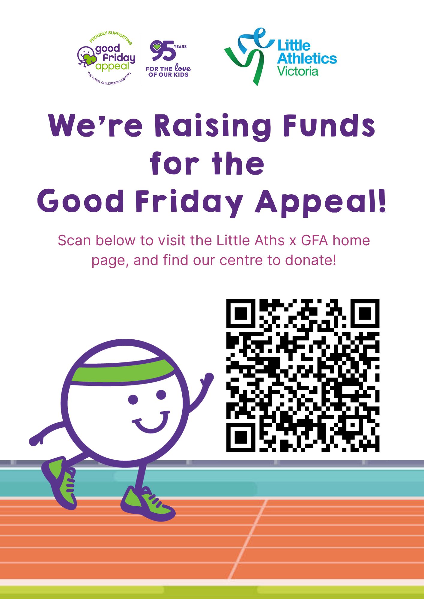 Little Athletics Event Poster